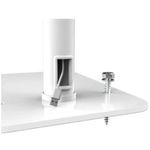 66959 - Soporte de Suelo Manhattan Antirrobo para Tablet/iPad 7 9" a 11" Altura 790 a 1190mm Color Blanco