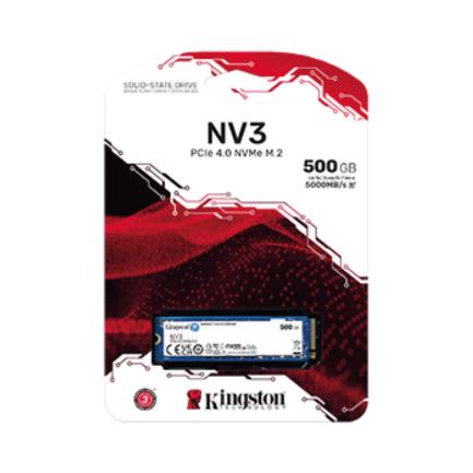 67019 - Unidad de Estado Sólido SSD Kingston SNV3S NVMe 500GB PCI Express 4 0 M 2