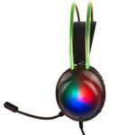 64229 - Diadema Gamer Perfect Choice Transparente RGB Helumo ANC 1 8m Alámbrico 3 5mm PVC