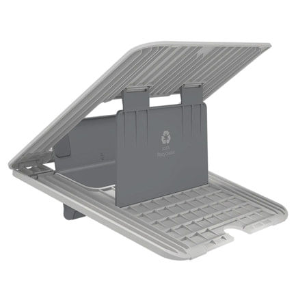 68398 - Soporte Fellowes para Laptop Breyta Color Blanco 12 con Ajustes de Altura