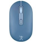 64867 - MOUSE RECARGABLE PERFECT CHOICE 2 4GHZ+BT CLIC SILENCIOSO COLORI - AZUL