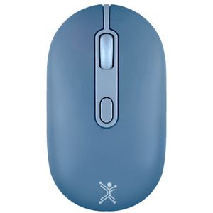 Mouse Recargable Perfect Choice 2.4Ghz+Bt Clic Silencioso Colori - Azul Mccmosab207