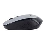 64988 - Mouse Óptico TechZone Inalámbrico 800 a 1600 DPI Ajustable 4 Botones Ambidiestro Win/MAC Color Plata