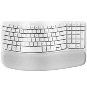 Teclado Inalámbrico Logitech Wave Keys Alcance 10 M Color Blanco Loctecab060