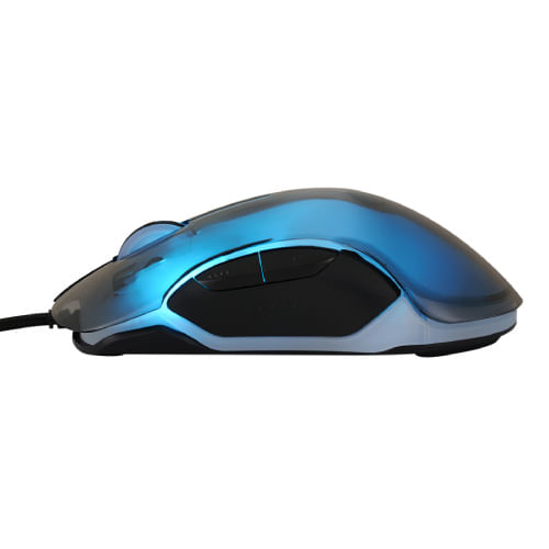 62474 - MOUSE VORAGO START THE GAME MO-505 ALAMBRICO RGB NEON HASTA 7 200 DPIS USB TRASPARENTE