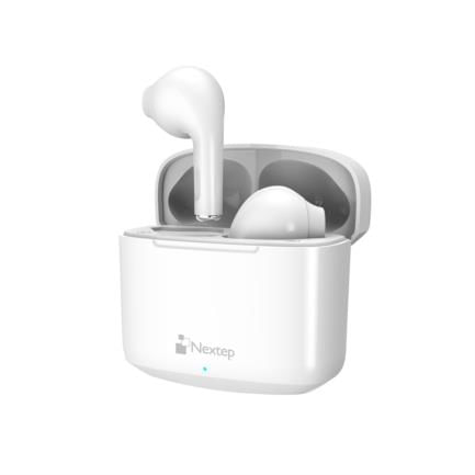 65793 - Audifonos Nextep Buds Bluetooth Control Tactil Hasta 20Horas Blanco