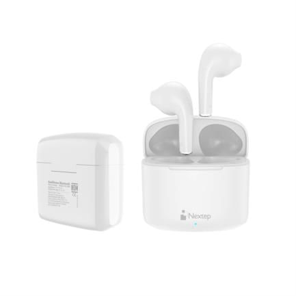 65795 - Audifonos Nextep Buds Bluetooth Control Tactil Hasta 20Horas Blanco