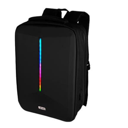 70606 - Mochila Vorago BP-500 15 6"  Start The Game Iluminación RGB App Configurable USB Color Negro