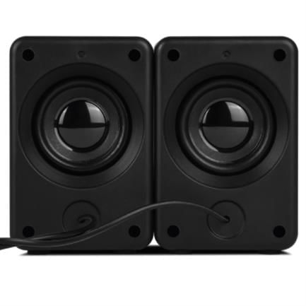 62595 - Bocinas Vorago Start The Game SPK-108 RGB Sonido 2 0 Alimentación USB/3 5mm Color Negro