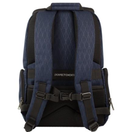 64530 - Mochila Perfect Choice Vilux Ejecutiva para Laptop 15"-17" Color Azul