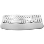 64984 - Teclado Inalámbrico Logitech Wave Keys Alcance 10 m Color Blanco
