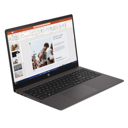 66024 - Laptop HP 255 G10 15 6" AMD RYZEN 5 7520U 512GB SSD 8GB DDR4 Teclado Iluminado WIFI 6 + BT5 3 Windows11 Home 1-1-0 Gris