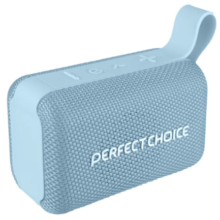 64449 - BOCINA PORTATIL PERFECT CHOICE INALAMBRICA SUGARY - AZUL