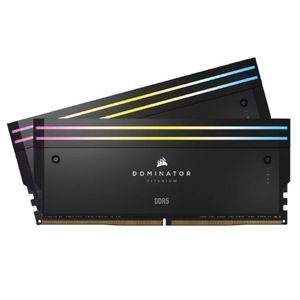 Memoria Ram Corsair Dominator Titanium Rgb 48Gb (2X24Gb) 7000Mhz Ddr5 Udimm Xmp Color Negro Cl36 Ckcmemac066
