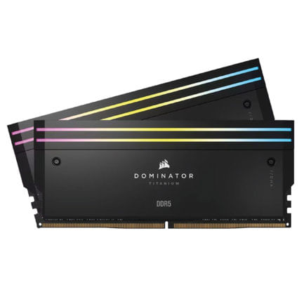 64923 - Memoria RAM Corsair Dominator Titanium RGB 48GB (2x24GB) 7000Mhz DDR5 UDIMM XMP Color Negro CL36