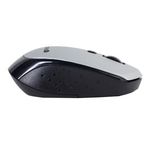 64987 - Mouse Óptico TechZone Inalámbrico 800 a 1600 DPI Ajustable 4 Botones Ambidiestro Win/MAC Color Plata