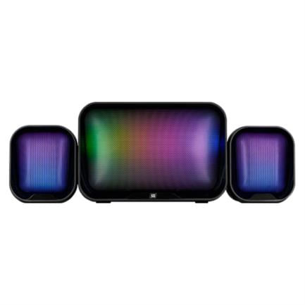 66259 - BOCINAS VORAGO SPK-255 START THE GAME SPK-255 2 1 USB/3 5MM 3W*2 + 10W SUBWOOFER RGB