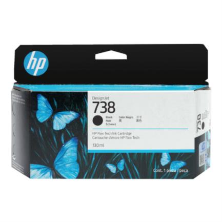 66345 - Tinta HP DesignJet 738 130ml Color Negro