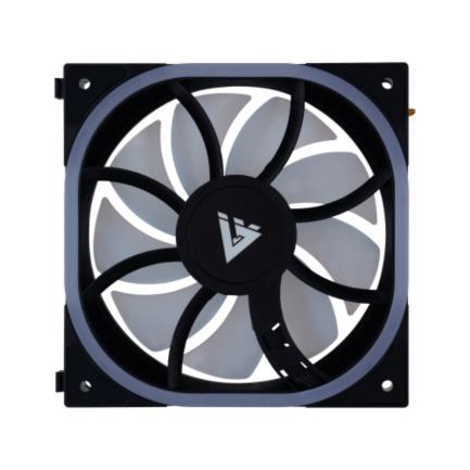 65144 - VENTILADOR VORAGO MODULAR GAME FACTOR FG500 120MM 58 CFM 1900 RPM RGB COMPATIBLE CON FG500 NEGRO