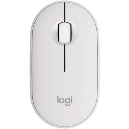 66230 - Mouse Logitech Pebble 2 M350s Inalámbrico Bluetooth 4000dpi Color Blanco