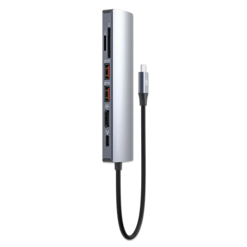 63109 - Estacion Docking Manhattan USB-C con lector de tarjetas