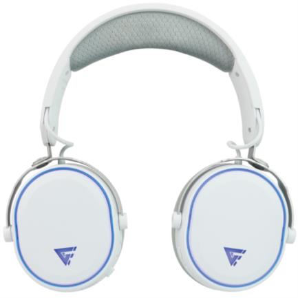 63160 - Diadema Game Factor HSB600 Gaming Inalámbrica RGB Triple Conectividad Micrófono Removible Surround 7 1 Color Blanco