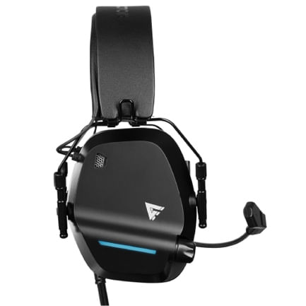 66785 - DIADEMA GAME FACTOR HSG550 CONEXION POR USB / MICROFONO AJUSTABLE / SURROUND 7 1 /  NEGRO