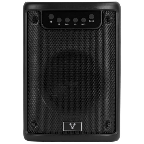 66986 - MINI BAFLE VORAGO KSP-205 NEGRO 4" 10WATTS RMS / RECARGABLE / TWS BT 4HRS CARGA USB TIPO C