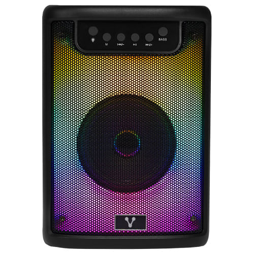 66985 - MINI BAFLE VORAGO KSP-205 NEGRO 4" 10WATTS RMS / RECARGABLE / TWS BT 4HRS CARGA USB TIPO C