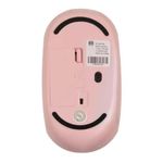 68029 - Mouse Inalámbrico Perfect Choice Whisper 2 4 GHz Conector Dual USB C/A Alcance 10m Color Rosa