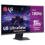 68320 - Monitor LG UltraGear 32 pulgadas QHD 2560 x 1440 VA Display Curvo 180Hz 1ms GtG AMD FreeSync