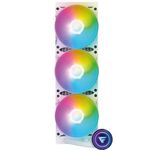 68506 - Enfriamiento Líquido Game Factor LQG700 360mm RGB 3 Fan 120mm Color Blanco