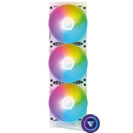 68506 - Enfriamiento Líquido Game Factor LQG700 360mm RGB 3 Fan 120mm Color Blanco