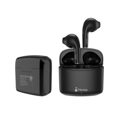 68512 - Audifonos Nextep Buds Bluetooth Control Tactil Hasta 20Horas Negro