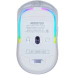 68301 - MOUSE GAME FACTOR MOW700 CARCASAS INTERCAMBIABLES 2 4G+BT PIXART 3395 26 000 DPI RGB BLANCO