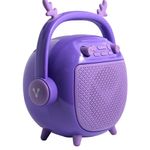 69005 - BOCINA VORAGO BSP-205 BLUETOOTH MSD / USB / 3 5MM MICROFONO CON MODOS DE VOZ COLOR PURPURA