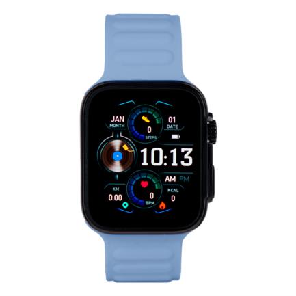 68755 - Smart Watch Vorago SW-500 Cuadrado IP67 Bluetooth Pantalla AMOLED 1 78" Táctil Negro 3 Extensibles