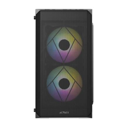 69095 - Gabinete Acteck Mini Torre Doom GI630 Max MB M-ATX Fuente ATX Plus 500w  Advanced Series Negro