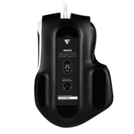 68780 - Mouse Game Factor MOG602 Click Láser Pixart 3370 19000 dpi 8 Botones Iluminación RGB Color Negro