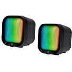68892 - BOCINAS VORAGO START THE GAME SPK-109 RGB / USB PARA COMPUTADORA / 2 2WATTS