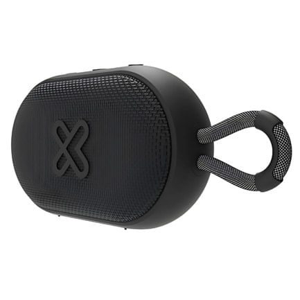 69125 - Bocina Portatil Klip Xtreme Bluetooth TWS 6W GrooveSplash KBS-030BK Hasta 12 hrs IPX7 Color negro