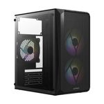 69094 - Gabinete Acteck Mini Torre Doom GI630 Max MB M-ATX Fuente ATX Plus 500w  Advanced Series Negro
