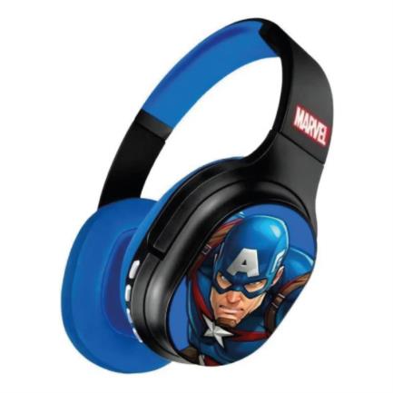 68955 - Audífonos Inalámbricos XTech XTH-D660CA Capitán América Marvel Diadema Plegable y Giratoria con Micrófono y Bluetooth