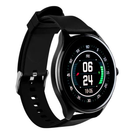 69087 - Smart Watch Vorago SW-505 Redondo IP67 Bluetooth Pantalla AMOLED 1 43"  Táctil Negro 2 Extensibles