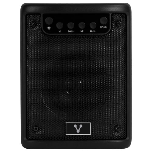 69372 - MINI BAFLE VORAGO KSP-180 NEGRO 3" 10WATTS RMS / RECARGABLE / TWS BT 4HRS CARGA USB TIPO C