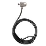 69384 - Cable de seguridad Klip Xtreme con llave para laptop Bolt I KSD-330 Ranura rectangular estandar Largo 1 5 m Color Negro