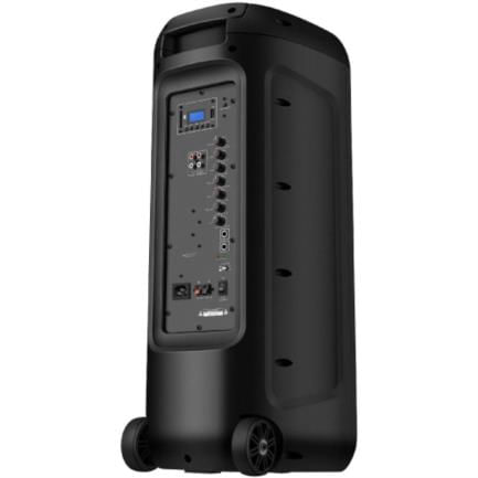 69874 - Bafle Steren Doble 8" 600W PMPO Profesional Batería Recargable Luz LED