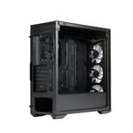 69670 - Gabinete Gamer Cooler Master MasterBox MB520 ARGB Media Torre ITX mATX ATX 3xFan ARGB Cristal Templado Negro