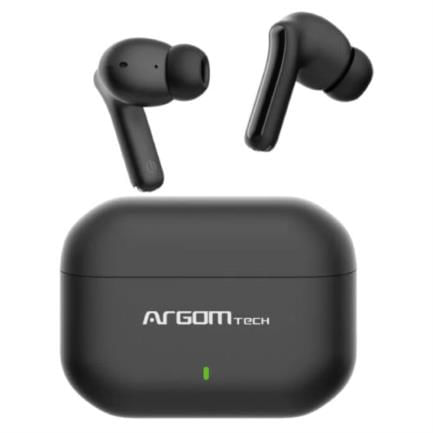 69984 - Audifonos Argomtech Inalámbricos Skeipods E85 Control Táctil Resistente al Agua Carga Rápida Bluetooth 5 3 Color Negro