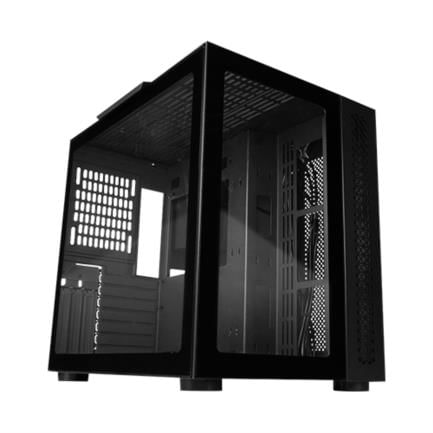 69767 - Gabinete Vorago Game Factor CSG700 ATX FishTank Doble Cristal USB 2 0/USB 3 0/Audio 3 5 mm/Micrófono Negro